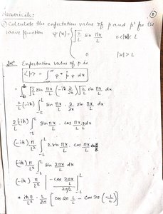 Numerical calculation of expectation values
