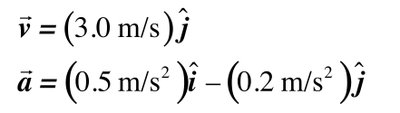 Velocity and acceleration at different points