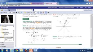 Calculating electric potential by integration