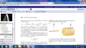 Potential of an infinite line charge or conducting cylinder