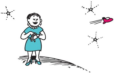 Time dilation illustration