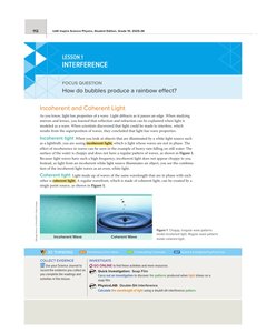 Comparison of incoherent and coherent wave patterns