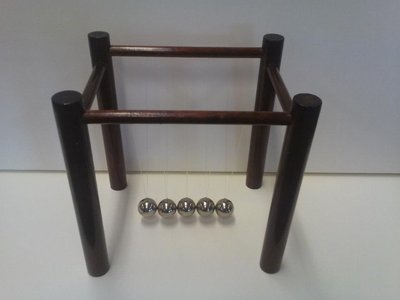 Photo of Newton's cradle