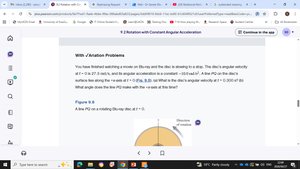 Rotational kinematics equation