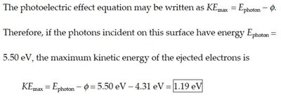 Calculation of maximum kinetic energy