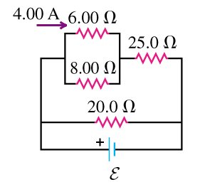Complex circuit with series and parallel resistors