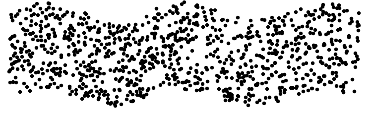 Longitudinal wave showing compressions and rarefactions