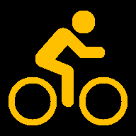 Bicycle wheel revolutions result