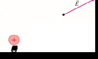 Electric field vector from a point charge