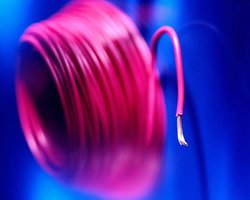 Copper wire as a conductor