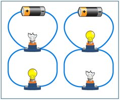 Parallel wiring of bulbs