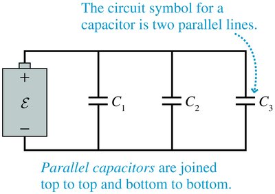 Parallel capacitors