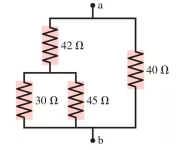 Resistor network for equivalent resistance