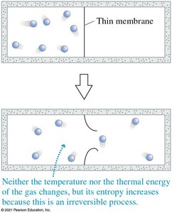 Entropy change in free expansion