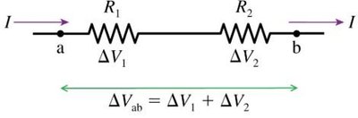 Series resistor circuit diagram