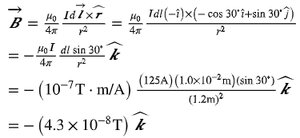 Calculation for field at P2