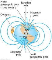 Earth's magnetic field and poles