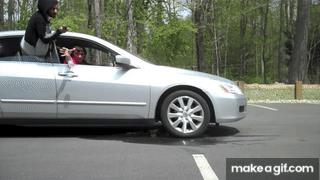 Relative motion: two cars moving in opposite directions