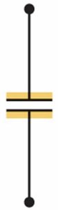 Symbol for capacitor