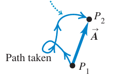 Ant's zig-zag path and displacement