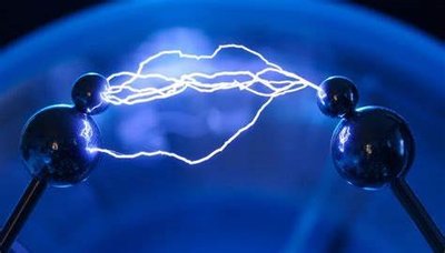 Electromagnetic force between charged spheres