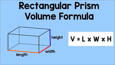 Rectangular prism volume formula