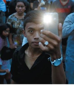 Camera flash application