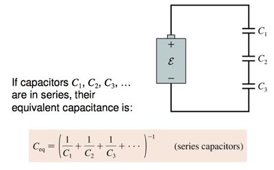 Series capacitor circuit