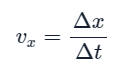 Velocity formula