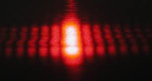 Diffraction pattern with bright and dark regions