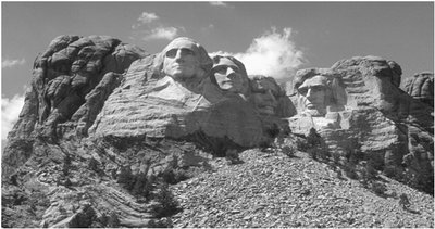 Granite at Mount Rushmore