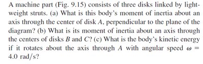 Problem statement for three-disk system