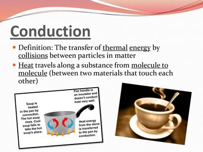 Definition and examples of conduction