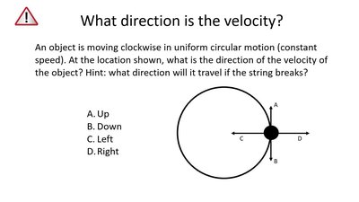 Objectives for circular motion