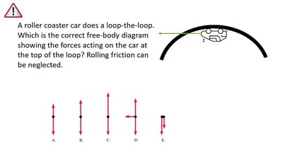 Centripetal acceleration and force vocabulary