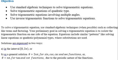 Unit circle with special angles and coordinates