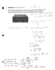 Stadium construction example