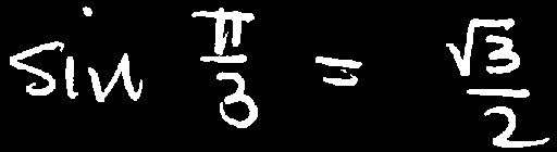 sin(pi/3) = sqrt(3)/2