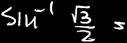 Solving for exact values using inverse cosine