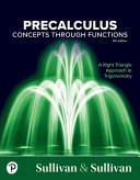 Precalculus: Concepts Through Functions textbook cover
