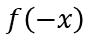 Algebraic check for odd function