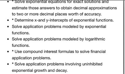 Application problems for exponential and logarithmic functions