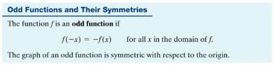 Odd functions and their symmetries