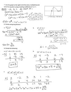 Graph with zeros and polynomial construction