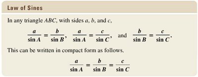 Law of Sines formula