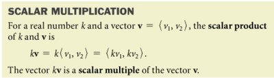 Scalar multiplication formula