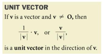Unit vector formula