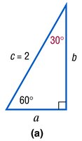 30-60-90 triangle diagram