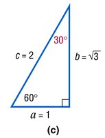 30-60-90 triangle with side lengths