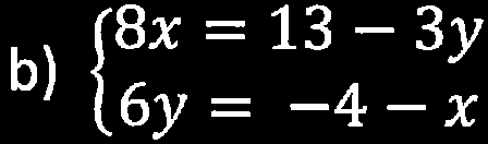 Steps for solving linear systems by addition